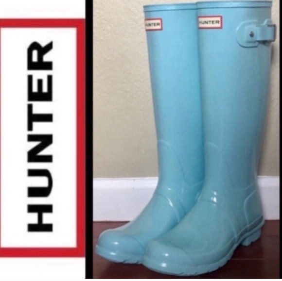Hunter Shoes - Hunter Blue Women's Winter & Rain Boots